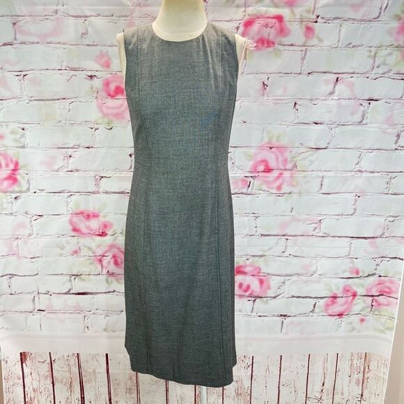 Calvin Klein Dresses & Skirts - Calvin Klein Women's Sleeveless Professional Sheath Dress In Gray Size 4